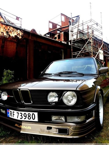 Bmw e28 alpina frontspoiler - 5,